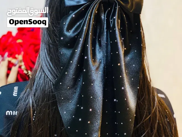 اكسسوارات شعر للبنات فيونكة حرير