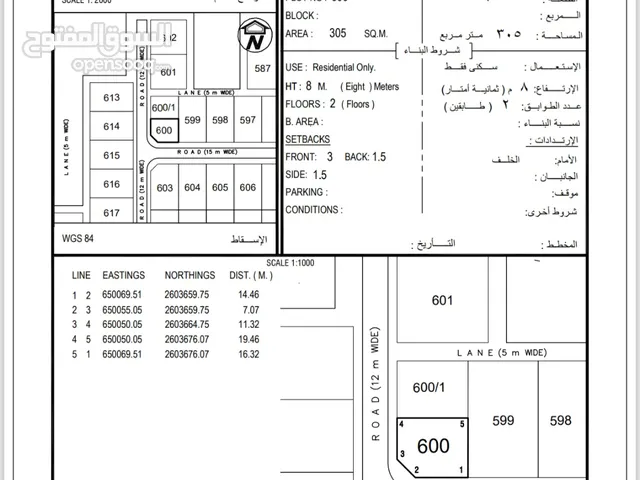 Residential Land for Sale in Muscat Amerat