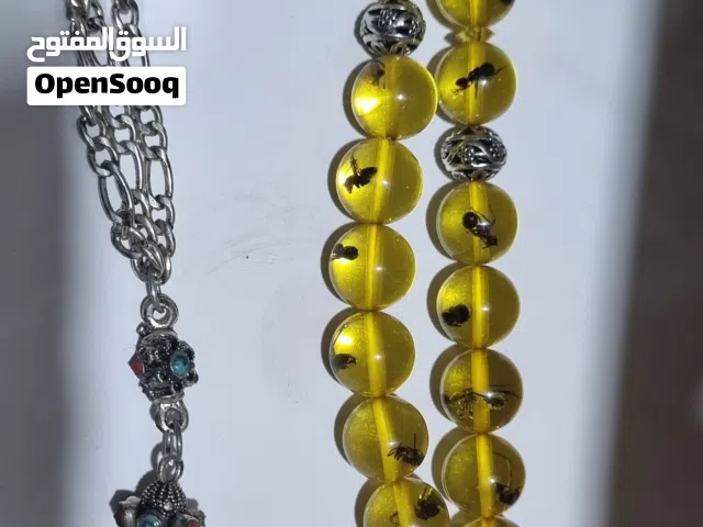 سبح حجر الملوك كهرمان