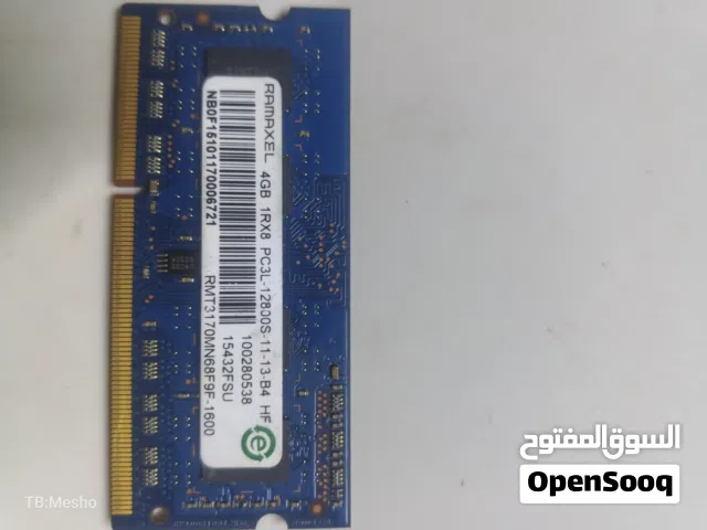 راما لابتوب DDR3 حجم 4 جيجا