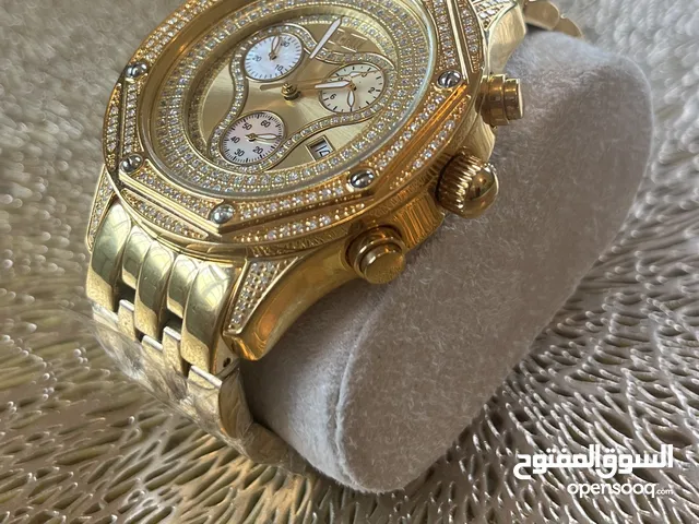 للبيع ساعة ذهب وألماس Pere et Fille جديدة لم تستخدم فل سيت  gold and diamond watch new