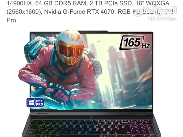 Lenovo Legion Pro 5i Gen 9 i9-14900HX RAM 64GB SSD 2TB RTX 4070