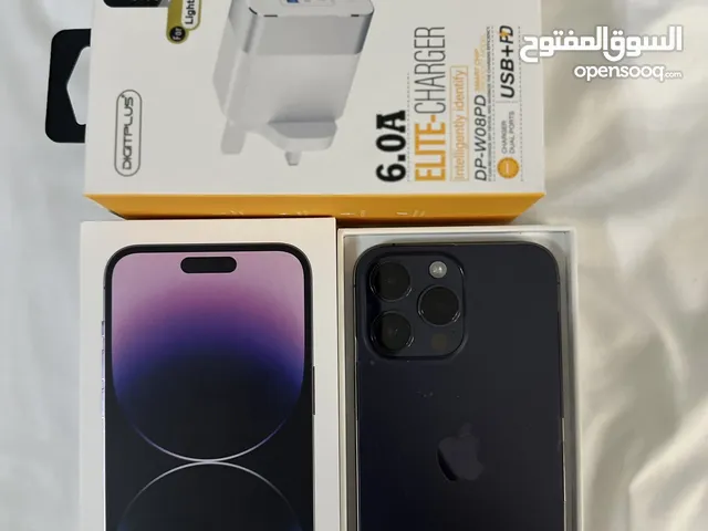 Iphone 14 Pro Max super clean Purple 256 GB Purple color. الحق ما تلحق