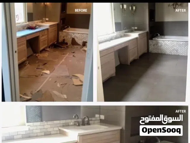 حنا شركة تنظيف متخصصة بعد أشغال البناء  كنهتمو بكلشي: زليج، رخام، باركي،