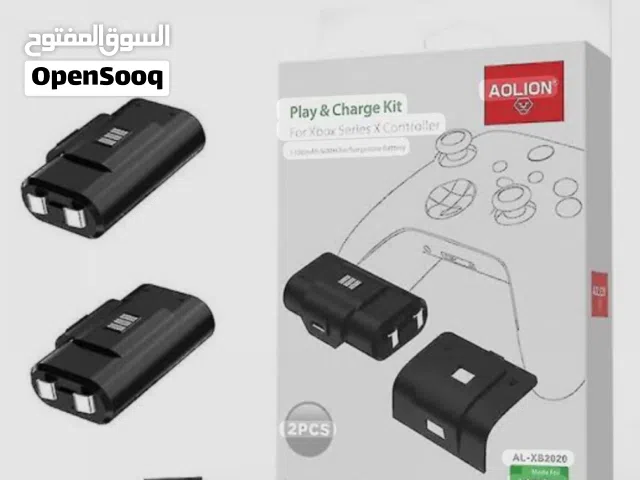 بطاريتان شحن ذارع يد اكسبوكس سيريس  مع خيط شحن
