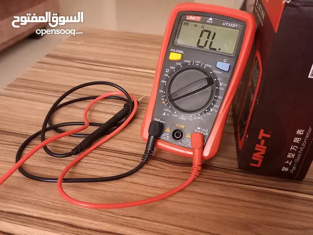 افوميتر ديجيتال uni-t جهاز ملتيميتر فحص المكونات الالكترونية - قياس الفولت والامبير ودرجة الحرارة..