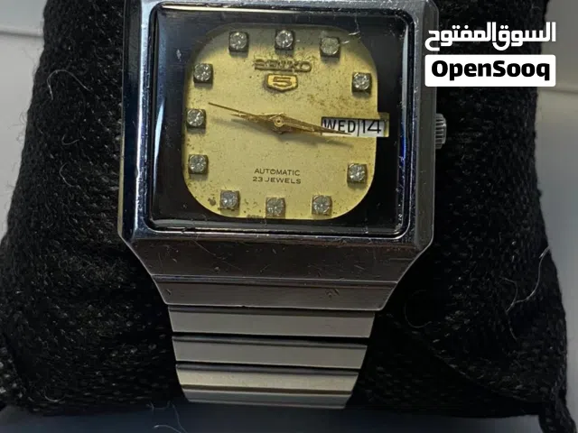 ساعة رجالية سيكو اوتامتيك ماركه عالميه اصلي ه شغالة