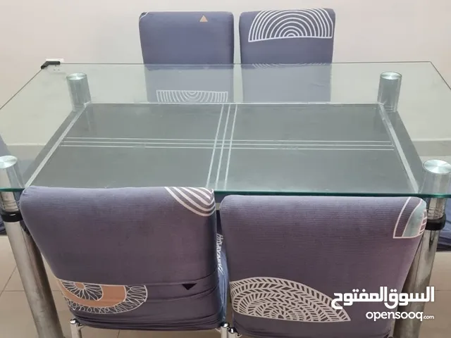 Expat Leaving - Glass Dining Table with 6 chair for Sale 