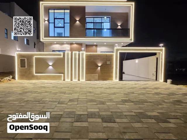 *Umفيلا فاخرة للبيع بالحليو-عجمان -7 غرف نوم - روف واسع - قريبة للخدمات- شامل رسوم التسجيل والتمليك