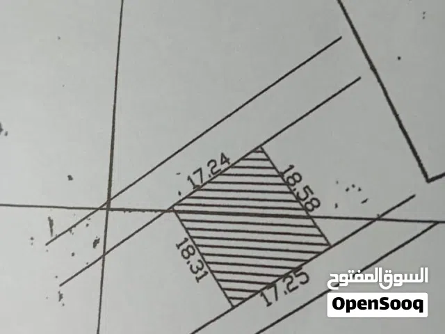 قطعة أرض سكنية للبيع داخل المخطط