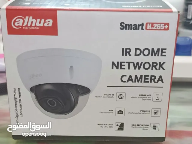 كاميرا مراقبة داهوا smart (جديدة) مواصفات عاليه مع 118 متر رولات كيبل ايثرنت مع رواس سلك