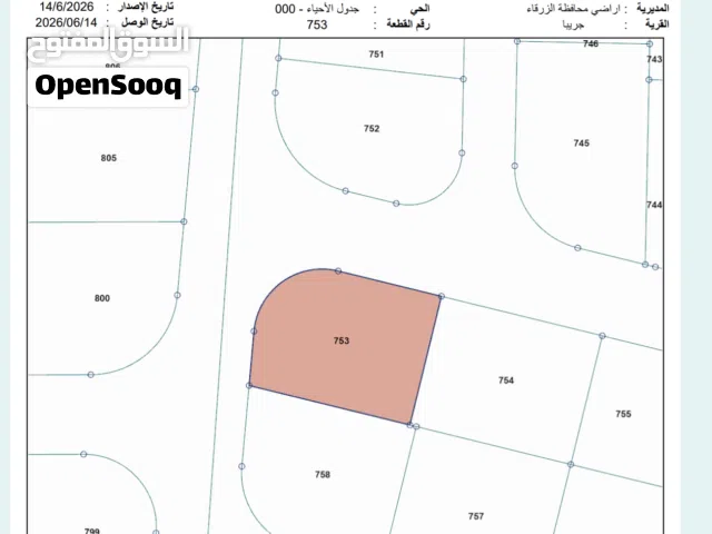 Mixed Use Land for Sale in Zarqa Graiba