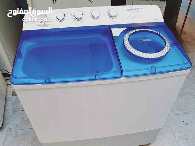بيع غساله شارب 14كيلو بحاله ممتازه جدا مع التوصيل والكفاله