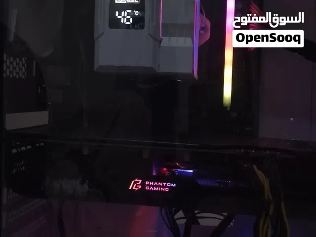 كرت شاشة rx5700 xt RGB asroak 8 GB vram نظيف ولا يشكو من شي و يوجد توصيل الى جميع