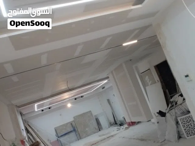 ديكور جبس بورد اسقف قواطع بارتيشن جبس بورد اسمنت بورد اصباغ بديل خشب بديل رخام