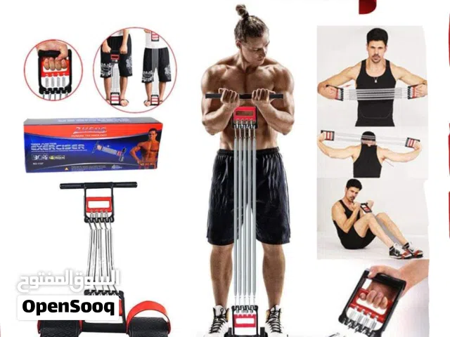 زنبرك تمارين المقاومه الرياضي توسيع الصدر مع مقابض اليد 2X1chest pull بناء شد العضلات 5 زنبركات