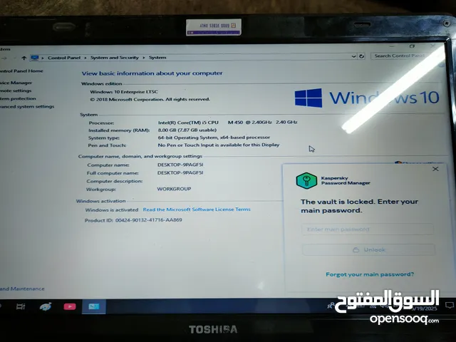 Windows Toshiba for sale  in Amman
