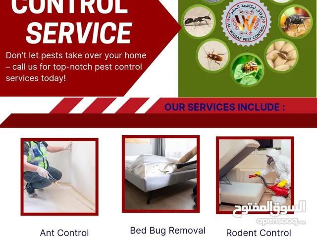 We have All kind off insect control services Special for restaurants offices shops flat villa