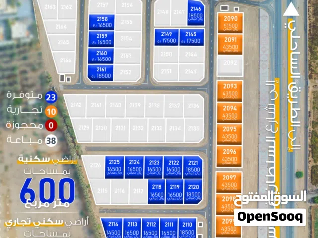 Residential Land for Sale in Al Batinah Barka
