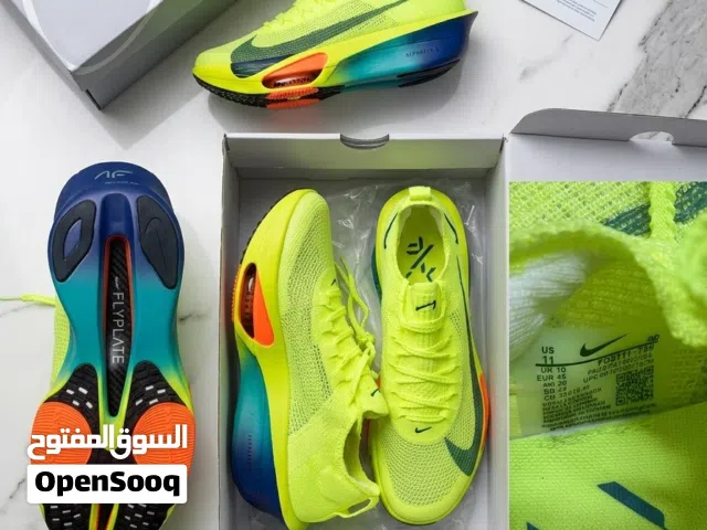 للبيع حذاء : Nike Alphafly 3 "Volt" الأورجينال باللون الفيسفوري المميز (volt) المصمم خصيصاً للراحة