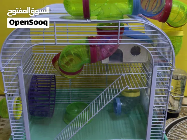 قفص للهامستر او اي حيوان تباع الوصف تفصيل القفص الحق م تلحق سعر رخيص جدا وجديد القفص م مستخدم ابدااا
