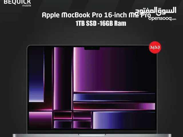 APPLE MACBOOK PRO 16-INCH M2 PRO (16-RAM)(1TB)