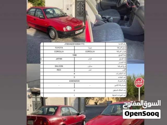 1998 Toyota Corolla XLI