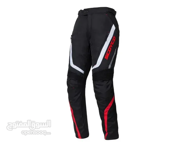 SCOYCO Windproof Winter Motorcycle Riding Red Wave Pants for Men