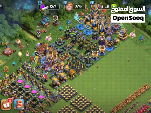 حساب كلاش اوف كلانس مستوى 18اخباره زي الفل
