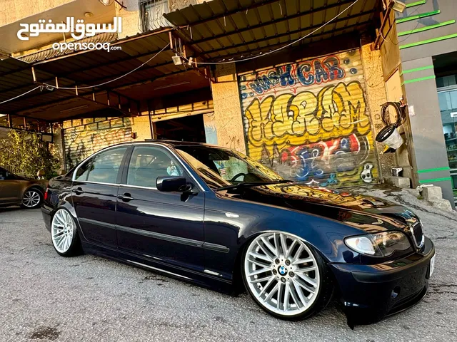 Bmw E46 موديل 2005 مطور 2500 سته سلندر برخصه جير اتومتيك فتحة سقف غرفه ريكارو مع فورمايكا
