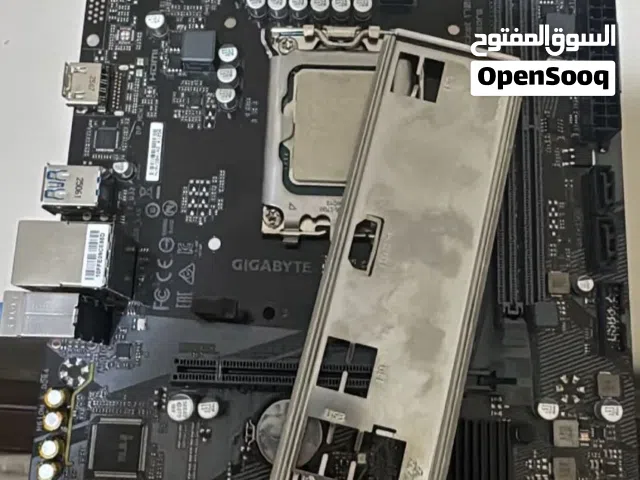 معالج جيل12 كور3 وكور5 مع بورد H610 يوجد توصيل