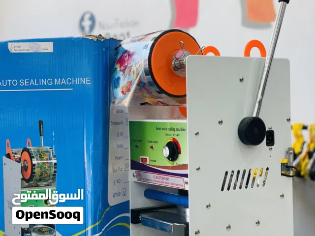 مكينة تغليف اكواب كما موضحة بالصورة جديدة غير مستعملة