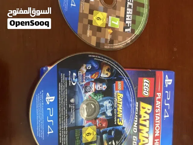 PlayStation 4 Minecraft and Batman 3 cd