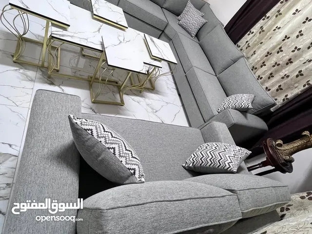 اطقم كورنرات تفصيل جديد ستايل امريكي من افضل انواع الخشب والقماش والاسفنج مع امكانية تغيير اللون