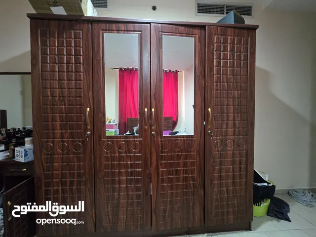 KING SIZE BEDROOM SET WITH MEDICATED MATRESS AND CUPBOARD