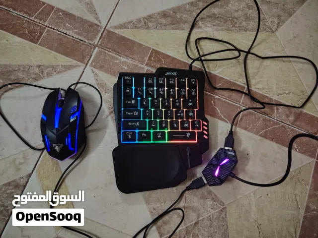 كيبورد لعبة فري فاير او بوبجي ممتاز وبحالة جيدة جديد بملحقاته