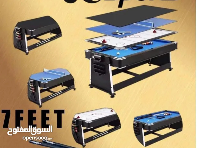 طاولة هوكي وبلياردو وتنس 4 في 1 الان المفرق بسعر الجملة الوزن 185 كيلو احذرو التقليد