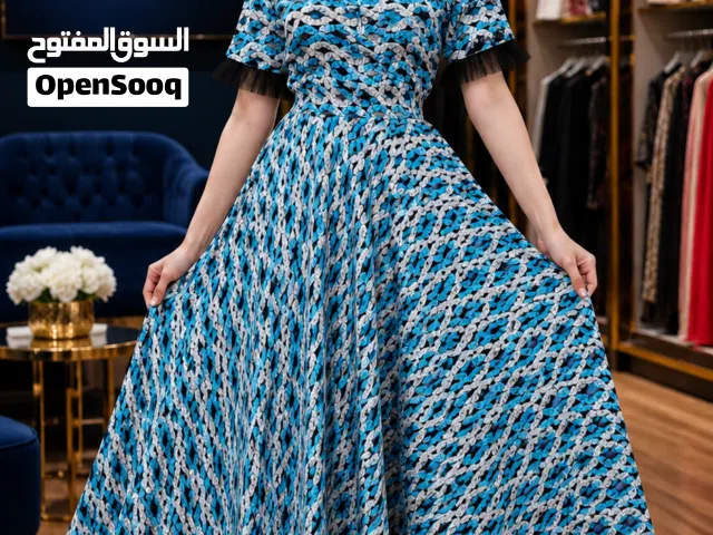 فساتين نسائية حرير ناعم كلوش فاخر2027 حصري جديد وحصصصصري بسعر جملة الجملة والكمية محدودة
