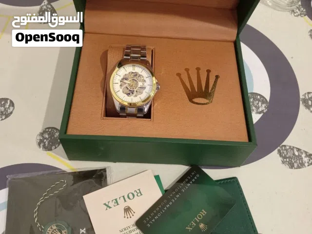 ساعات رجاليه روليكس اوتوماتيك تشتغل بدون بطاريه