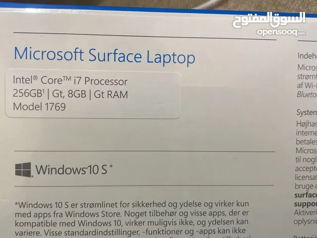 Microsoft surface core i7 processor 256g