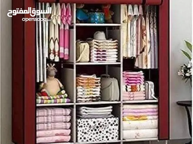 بافضل سعر خزانة ملابس قماش مع اطار معدني