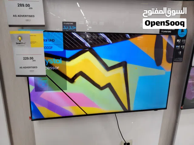 شاشة سامسونج جديده بلا كرتونه سمارت 50 انش