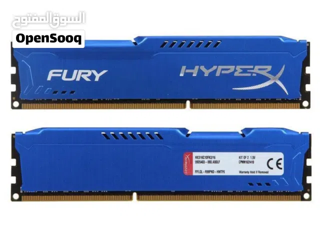 رام كمبيوتر مكتبي كينغستون HyperX FURY الأحترافي – أداء كيمنك استثنائي!