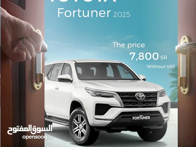 Toyota Fortuner 2025 for rent 7-seater in Khobar - Free delivery for monthly rental