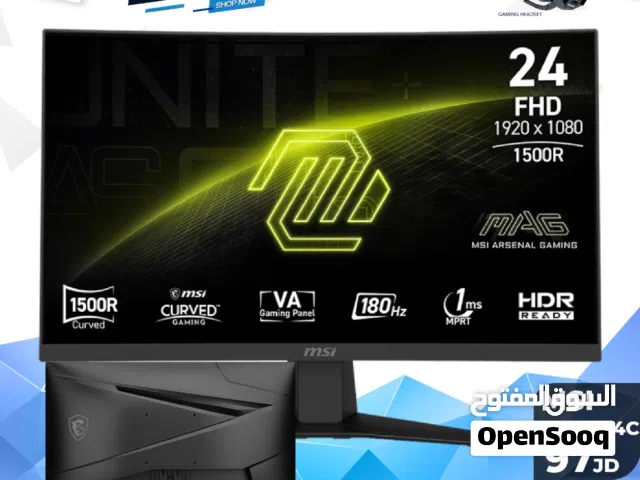 شاشة ام اس اي Monitor MSI 23.6inch 180Hz بافضل الاسعار