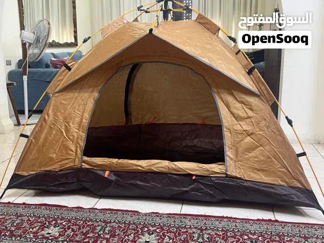 خيمة توماتيك صحراوي 2*1.5 متر مع شباك وباب وناموسيه للشباك والباب مع اوتاد