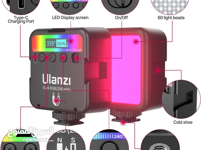 اضاءة تصوير ملون Ulanzi VL49 RGB Mini LED Video Light