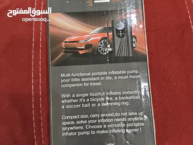 مضخة هواء للسيارة  عالية الجودة سهلة الاستخدام و كفالة سنة
