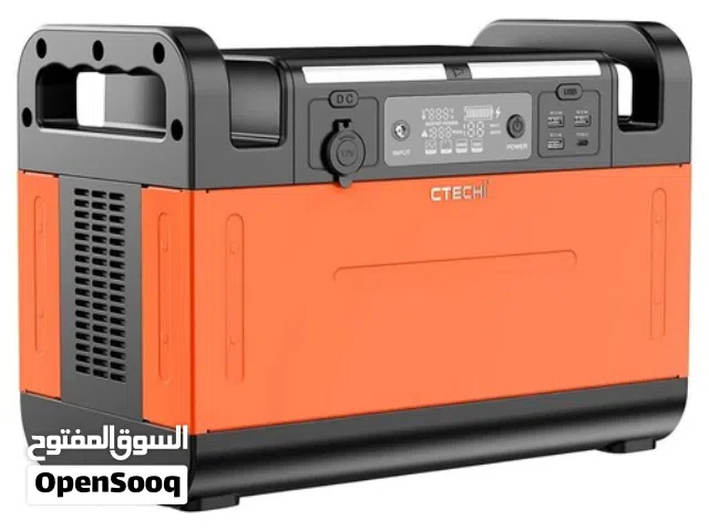 بطارية محمولة بنك طاقة 1500,واط تشحن طاقة شمسية ايضا تتعبي طاقة شمسية