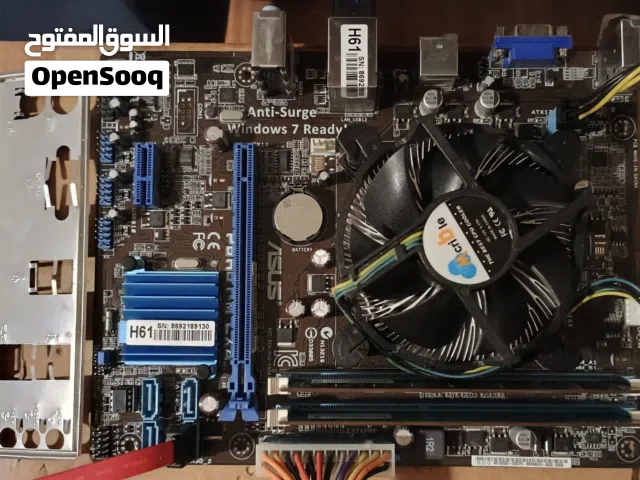 core i7 2600 + Asus P8H61 M LX3  للبيع